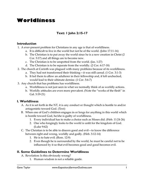 Free Printable Sermon Outlines Printable World Holiday
