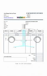 Pictures of Car Service Invoice