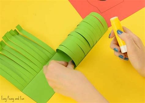 3d Paper Caterpillar Craft With Template Caterpillar