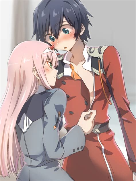 Zero Two And Hiro Darling In The Franxx Drawn By Herozuxxhrd