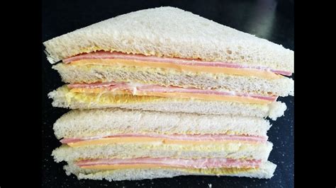 Sandwich Recipes Ham And Cheese Sandwich Recipe Youtube