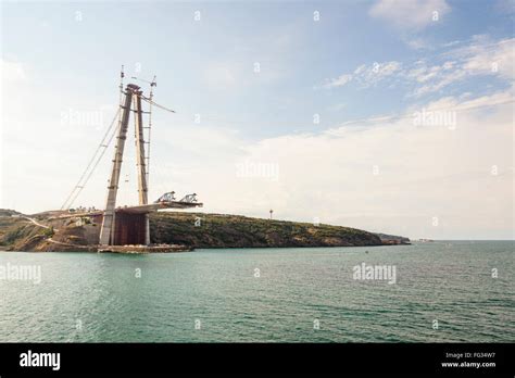 Yavuz Sultan Selim Bridge Third Bosphorus Bridge Under Construction