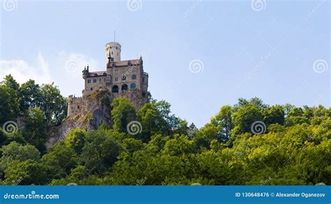 Lichtenstein Schloss German Gothic Revival Castle Stock Photo Image