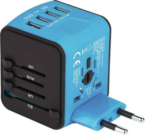 Castries Universal Travel Adapter All In One Worldwide Travel Charger