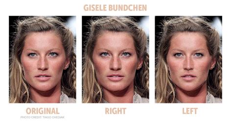 Side By Side Photos Show Which Models Have The Most Symmetrical Faces