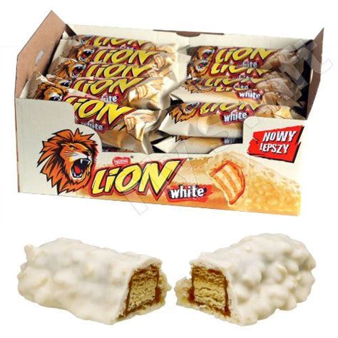 Limited Edition Lion White Chocolate Bar By Nestle Full Box Of 40 X