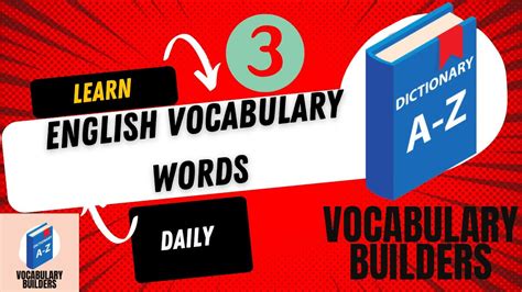Vocabulary Builders Video 3 Learn New English Words Daily With