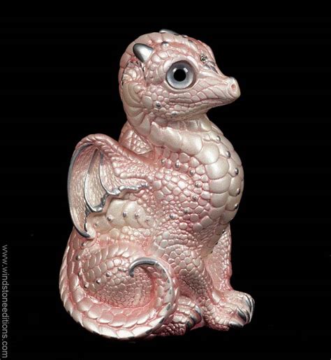 Baby Dragon Shell Pink Windstone Editions