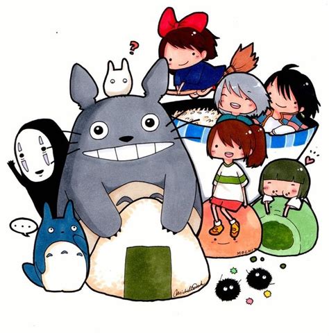 Studio Ghibli Chibis Studio Ghibli Characters Studio Ghibli Studio Ghibli Fanart