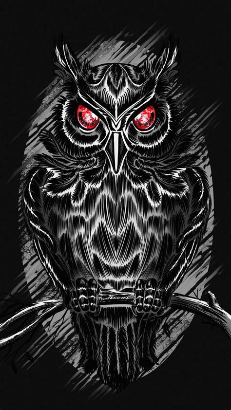 84 Wallpaper Black Owl Pics Myweb