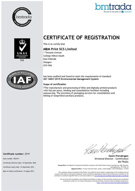 Certifications Mbm Print