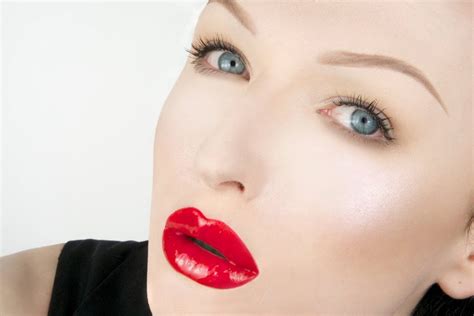 heavy makeup and red lips mugeek vidalondon