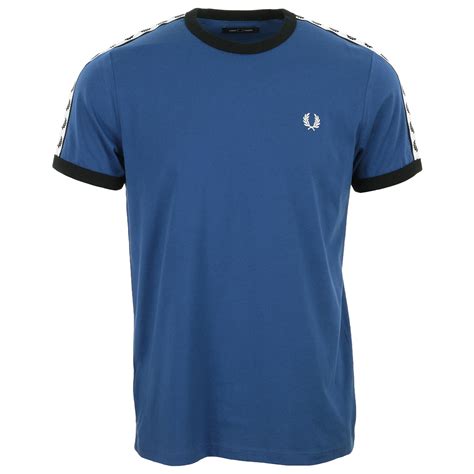 Fred Perry Taped Ringer T Shirt M6347l33 T Shirts Homme