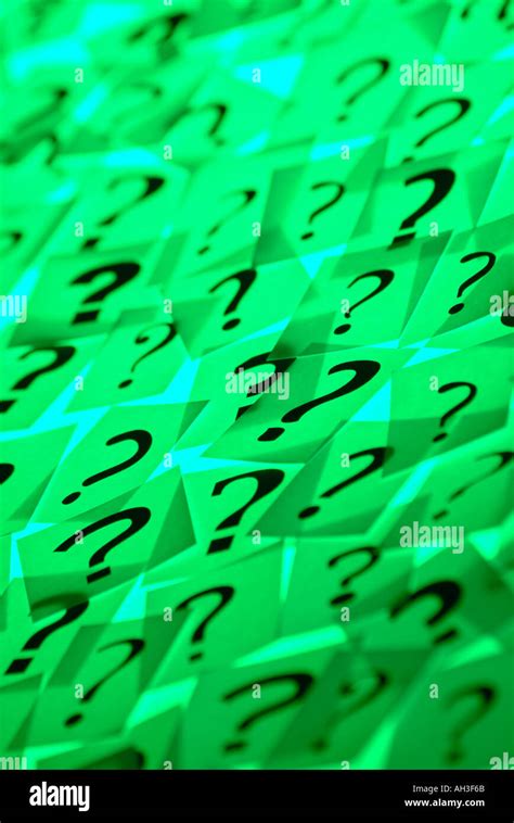 Green Question Mark High Resolution Stock Photography And Images Alamy