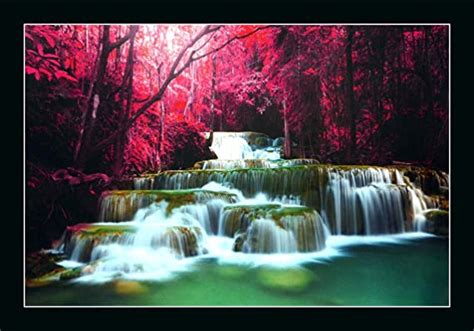 Alura Art N Frames Natural Vastu Feng Shui Waterfall Large Synthetic