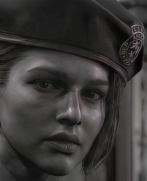 A Digital Painting Of A Woman Wearing A Police Uniform And Looking At