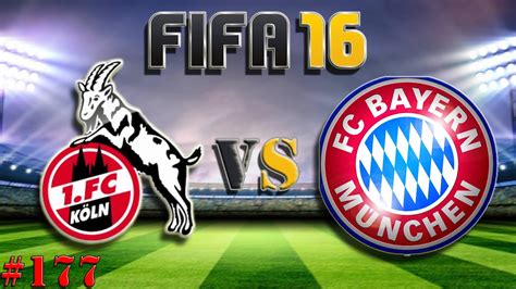 Last and next matches, top scores, best players, under/over stats, handicap etc. 1. FC Köln vs FC Bayern München (Fifa 16 Trainerkarriere ...