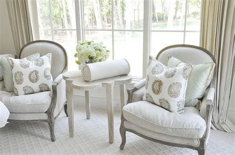The basic round shape can be stretched. The perfect accent chairs and accent table for that small ...