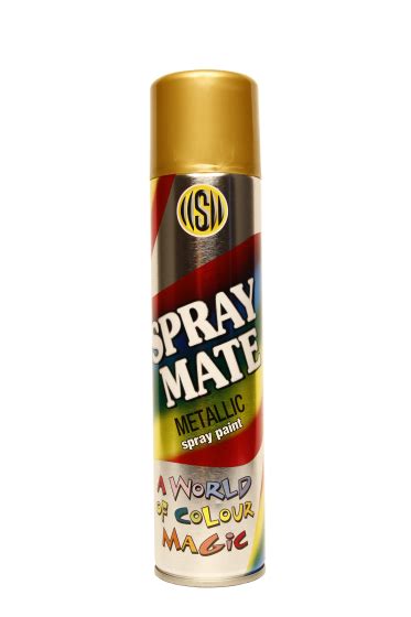 Spray Paint Rich Pale Gold 250ml Spraymate