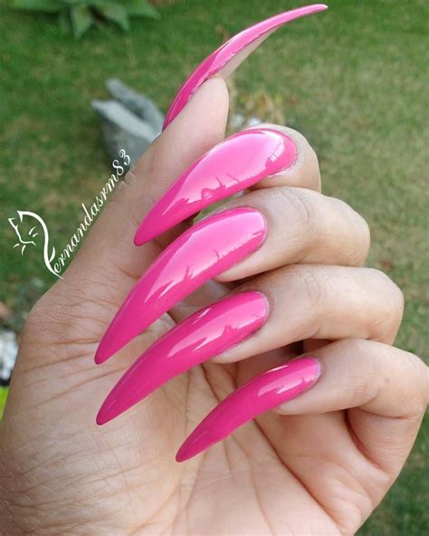 Fernandasrm83 Curved Nails Claw Nails Long Stiletto Nails