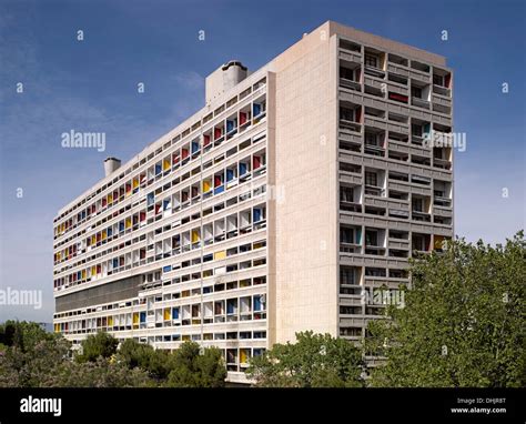 Unite D Habitation Marseille Frankreich Architekt Le Corbusier