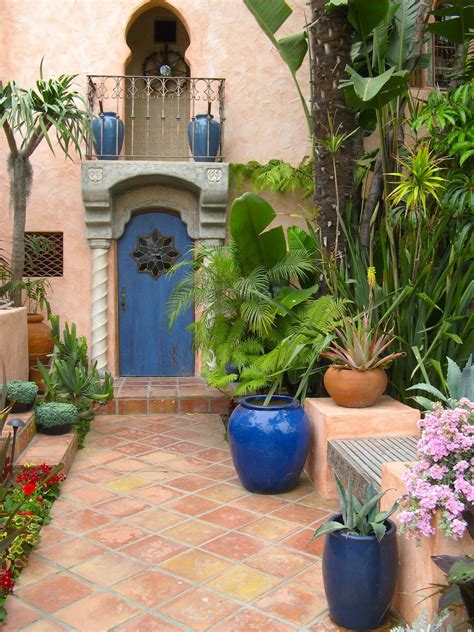 Moroccan Garden Arábia Pinterest Gardens Front