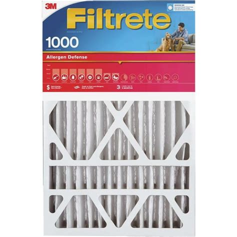 3m Filtrete Allergen Defense Deep Pleat Furnace Filter