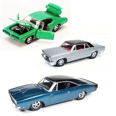 Best Of 1960s Muscle Cars Diecast Set 5 Set Of Three 124 Scale Diecast Model Cars