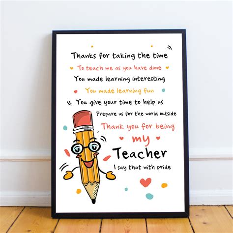 An ultimate list of moving away quotes, farewell messages and goodbye wishes for friends, family, spouses and kids saying goodbye to friends. Teacher Gifts Thank You Present Best Teacher Poem Leaving ...