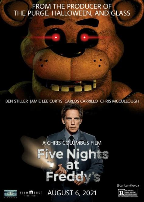 Five Nights At Freddys The Movie Fan Made Marketing Poster Five