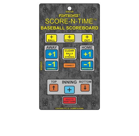 Portable Wireless Baseball Softball Scoreboard