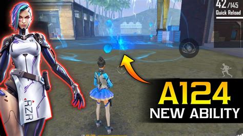 A124 Character New Ability 😮 Ob33 New Update Garena Free Fire Youtube