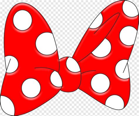 Minnie Mouse Mickey Mouse Minnie Mouse Bow Red And White Polka Dot
