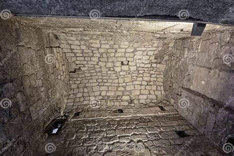 Western Wall Tunnel With Second Temple Period Quarry And Ceilings Beneath Temple Mount Walls In