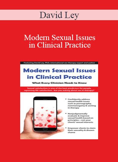 david ley modern sexual issues in clinical practice what every clinician needs to know