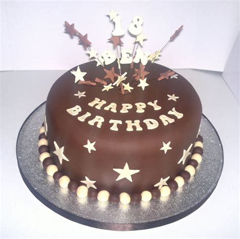 Men Birthday Cake Ideas With Star And Number Cake Topper Easy Cake
