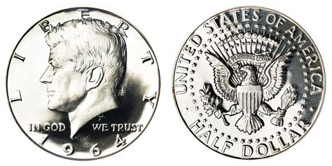 1964 Kennedy Silver Half Dollar 90 Silver Coin Value Prices Photos And Info