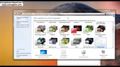 Como Mudar O Tema Do Windows 7 Youtube