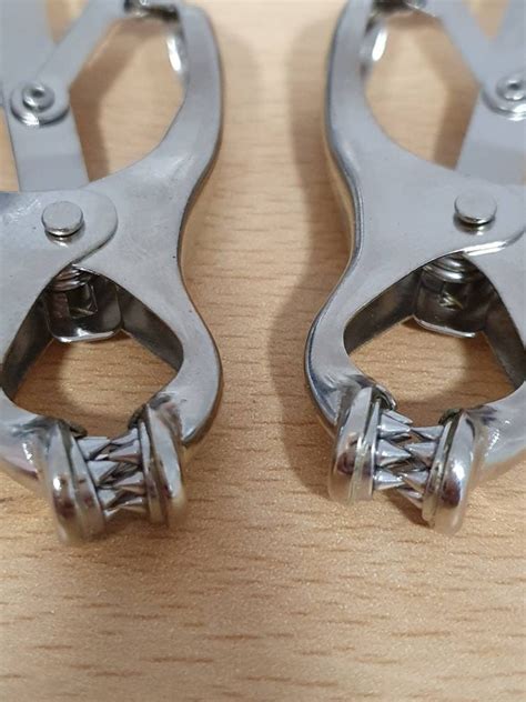 Unique Customised Clover Clamps With Spikes Bdsm Pain Fetish Etsy