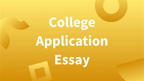 How To Write A College Application Essay In Seven Easy Steps