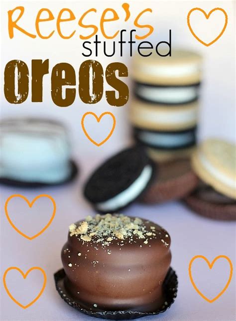 We may earn commission from the links on this page. Chocolate Covered Reeses Stuffed Oreos - My Recipe Magic
