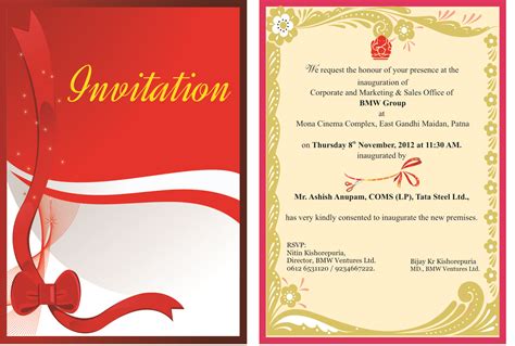 Are you looking for corporate invitation card design templates psd or ai files? Print Advertisement idea, design, creative: Invitation ...