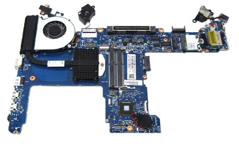 Hp 744007 001 Motherboard For Probook 640 Or 645 G1 Has Heatsink And