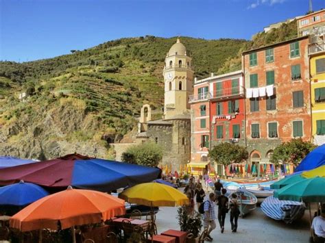 The ‘cinque Terre Are The Hillside Villages Of Monterosso Vernazza