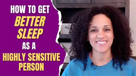 6 Ways To Get Better Sleep As A Highly Sensitive Person Youtube