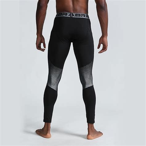 men s compression pants base layer cool dry tights leggings fruugo hu