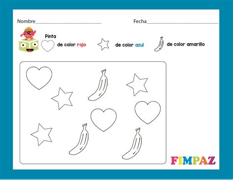 Colores Primarios Para NiÑos Actividad En Pdf