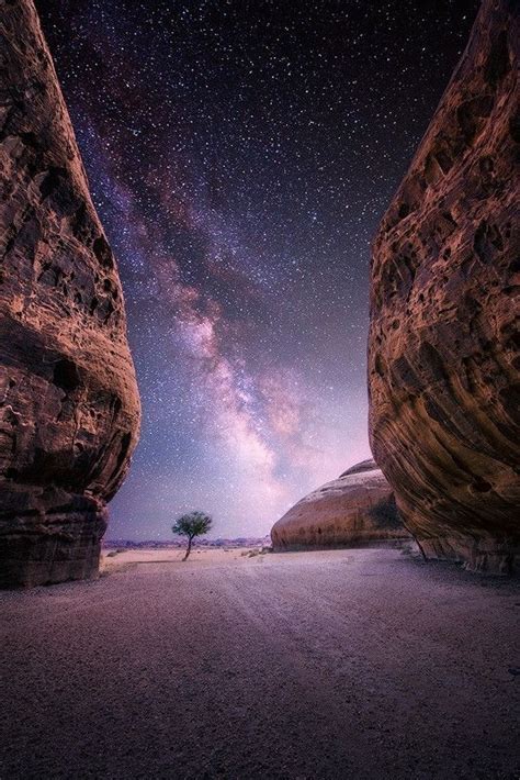 Milky Way Desert Near The Oasis City Of Al Ula Saudi Arabia Photorator