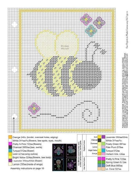Large Bumble Bee Plastic Canvas Patterns Plastic Canvas Stitches