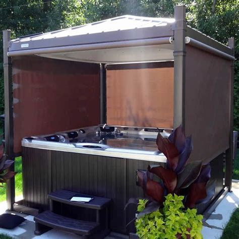 The Covana Automatic Cover And Gazebo Spring Dance Hot Tubs Hot Tub